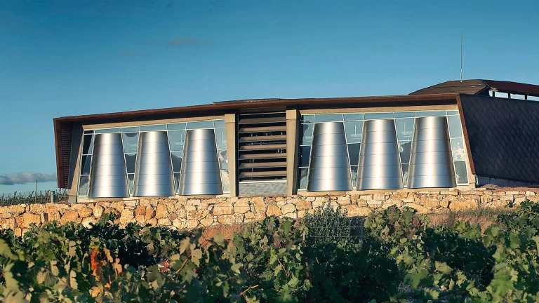 Explora la belleza enológica de Bodegas Portia en Gumiel de Izán.